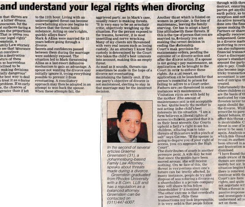 know and understand your rights