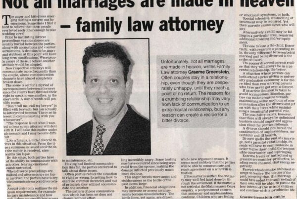 not all marriages are made in heaven